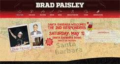 Desktop Screenshot of bradpaisley.com