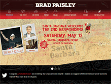 Tablet Screenshot of bradpaisley.com